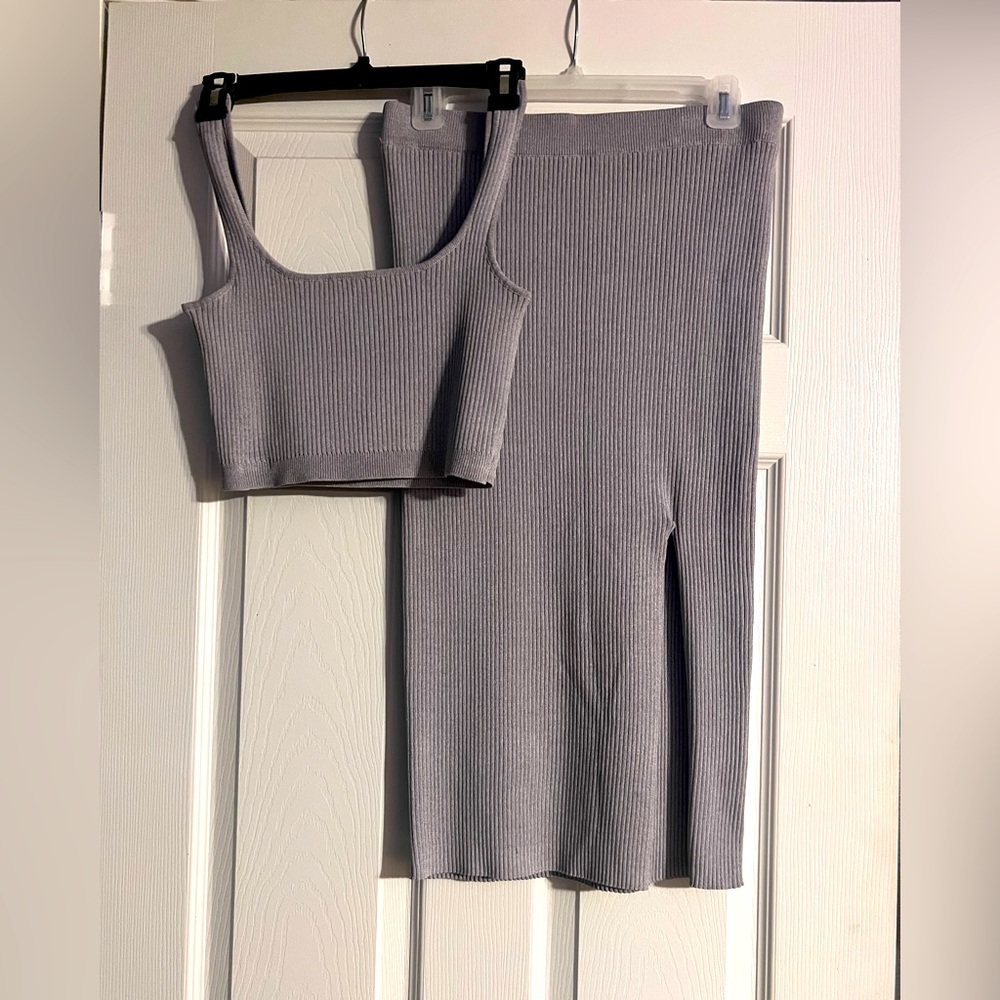 Guess Brand Crop top and midi skirt. Size medium. Gently used.